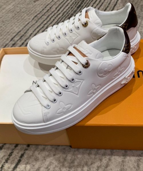 Louis Vuitton Time Out Sneaker White For Women LV