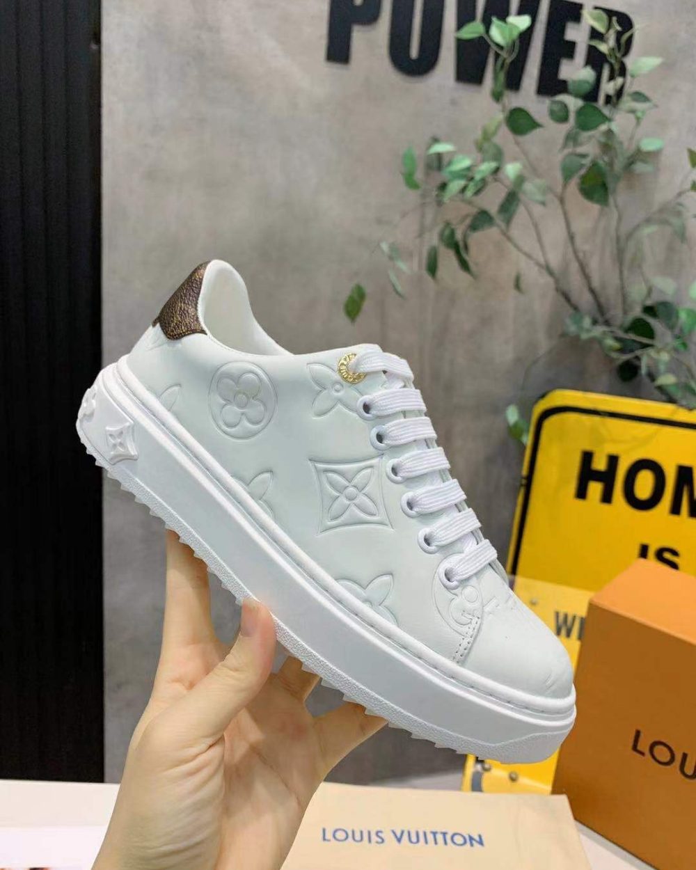 Louis Vuitton Time Out Sneaker White For Women LV