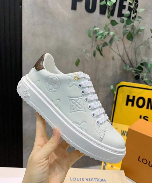 Louis Vuitton Time Out Sneaker White For Women LV