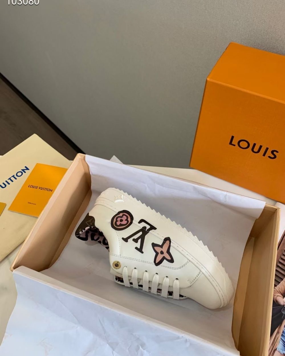Louis Vuitton Time Out Sneaker White For Women LV