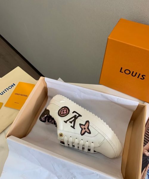 Louis Vuitton Time Out Sneaker White For Women LV