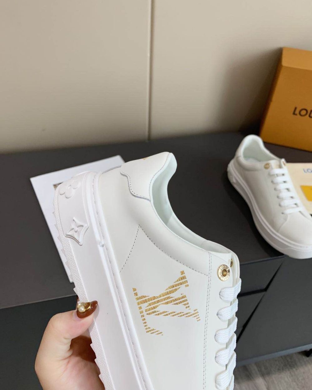 Louis Vuitton Time Out Sneaker White For Women LV