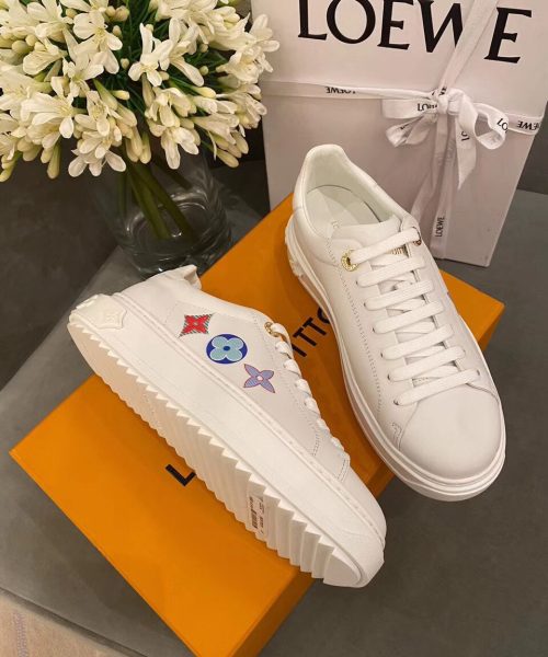Louis Vuitton Time Out Sneaker White For Women LV