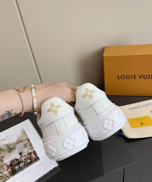 Louis Vuitton Time Out Sneaker White For Women LV