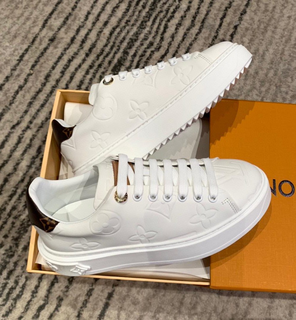 Louis Vuitton Time Out Sneaker White For Women LV