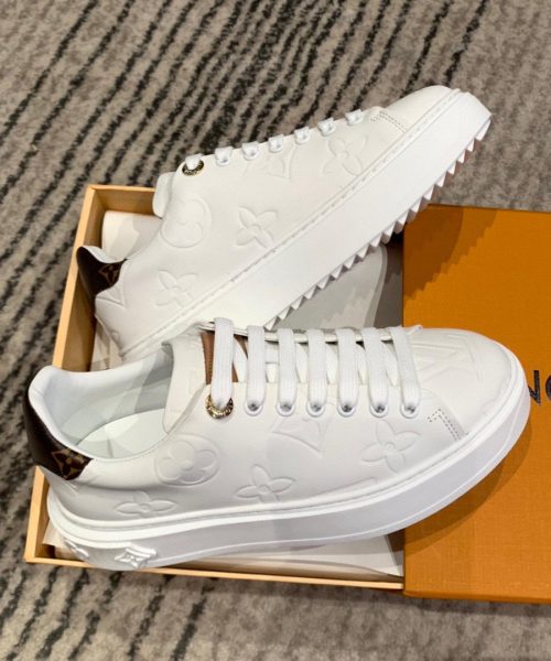 Louis Vuitton Time Out Sneaker White For Women LV