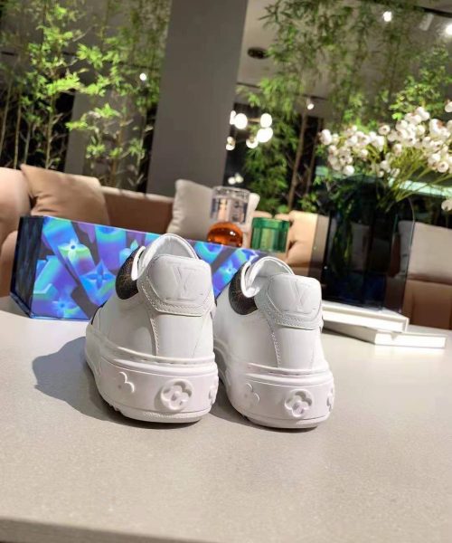 Louis Vuitton Time Out Sneaker White/Brown For Women LV