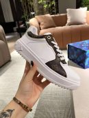 Louis Vuitton Time Out Sneaker White/Brown For Women LV