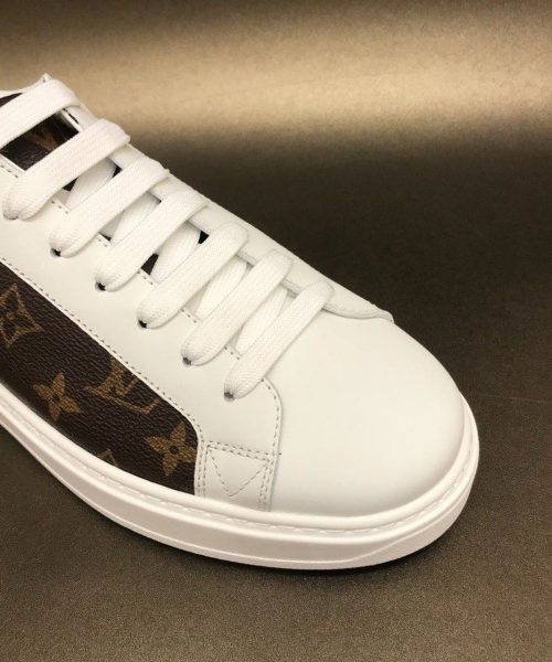 Louis Vuitton Time Out Sneaker White/Brown For Women LV