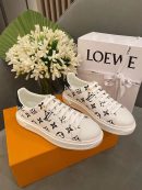 Louis Vuitton Time Out Sneakers White/Black For Women LV