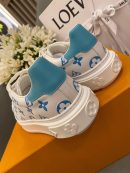 Louis Vuitton Time Out Sneakers White/Blue For Women LV