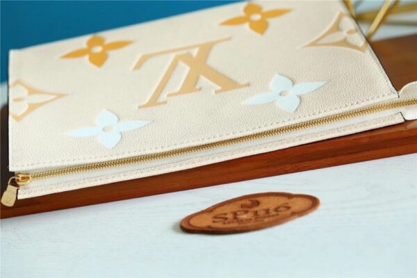 Louis Vuitton Toiletry Pouch 26 Monogram Empreinte Yellow For Women, Women's Wallets 9.8in/25cm LV M80504