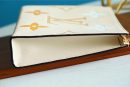 1:1 Replica Louis Vuitton Toiletry Pouch 26 Monogram Empreinte Yellow For Women, Women's Wallets 9.8in/25cm LV M80504