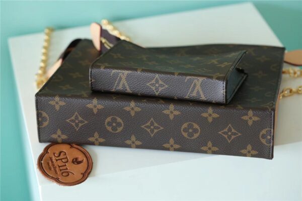 Louis Vuitton Toiletry Pouch on Chain Monogram Canvas For Women, Women's Wallets 9.8in/25cm LV M81412