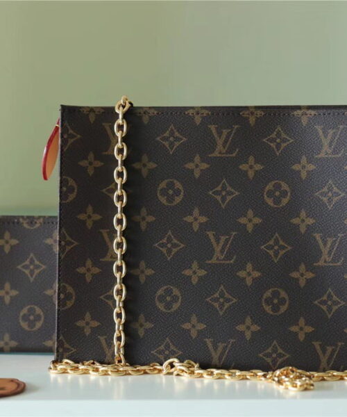 Louis Vuitton Toiletry Pouch on Chain Monogram Canvas For Women, Women's Wallets 9.8in/25cm LV M81412