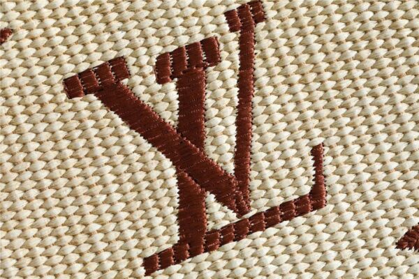 Louis Vuitton Toiletry Pouch Raffia Natural /Caramel Brown For Women, Women's Wallets 9.8in/25cm LV