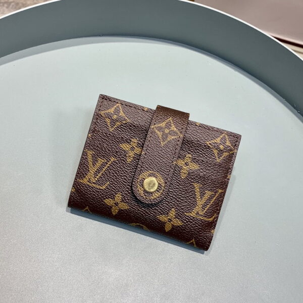 Louis Vuitton Victorine Card Holder Wallet Monogram Canvas For Women, Women's Wallet 4.7in/12cm LV M66533