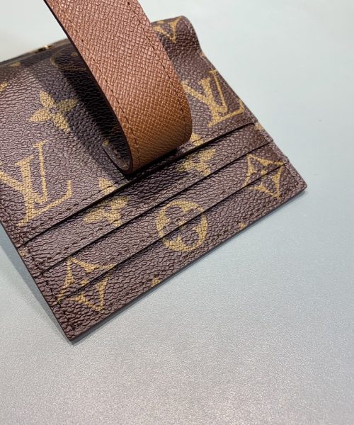 1:1 Replica Louis Vuitton Victorine Card Holder Wallet Monogram Canvas For Women, Women's Wallet 4.7in/12cm LV M66533