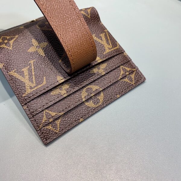 Louis Vuitton Victorine Card Holder Wallet Monogram Canvas For Women, Women's Wallet 4.7in/12cm LV M66533