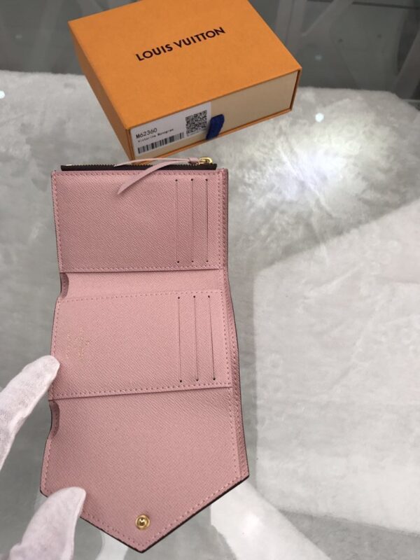 Louis Vuitton Victorine Wallet Canvas Brown For Women, Women's Wallet 3.5in/9.5cm LV M62360