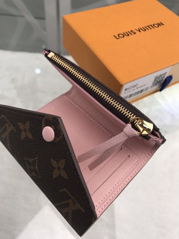 Louis Vuitton Victorine Wallet Canvas Brown For Women, Women's Wallet 3.5in/9.5cm LV M62360