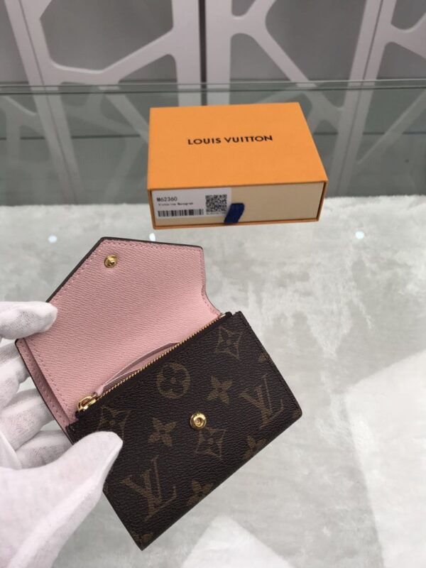 Louis Vuitton Victorine Wallet Canvas Brown For Women, Women's Wallet 3.5in/9.5cm LV M62360