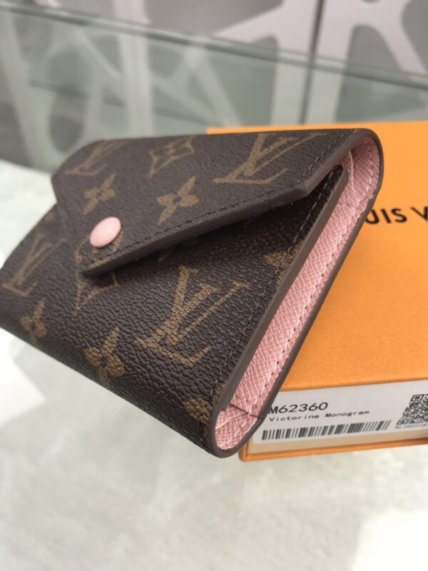 Louis Vuitton Victorine Wallet Canvas Brown For Women, Women's Wallet 3.5in/9.5cm LV M62360