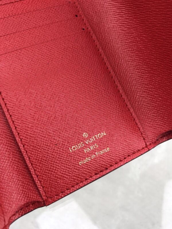 Louis Vuitton Victorine Wallet In Monogram Canvas Red For Women, Women's Wallet 12cm LV M41938
