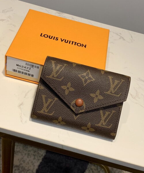 Louis Vuitton Victorine Wallet Monogram Canvas Brown For Women, Women's Wallet 4.7in/12cm LV