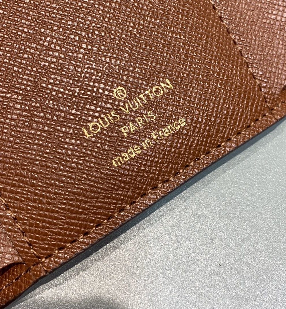 1:1 Replica Louis Vuitton Victorine Wallet Monogram Canvas Brown For Women, Women's Wallet 4.7in/12cm LV
