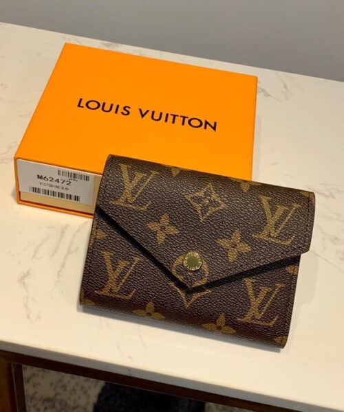 Louis Vuitton Victorine Wallet Monogram Canvas For Women, Women's Wallet 4.7in/12cm LV M62472