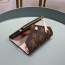 1:1 Replica Louis Vuitton Victorine Wallet Monogram Canvas Rose Ballerine Pink For Women, Women's Wallet 4.7in/12cm LV M62360