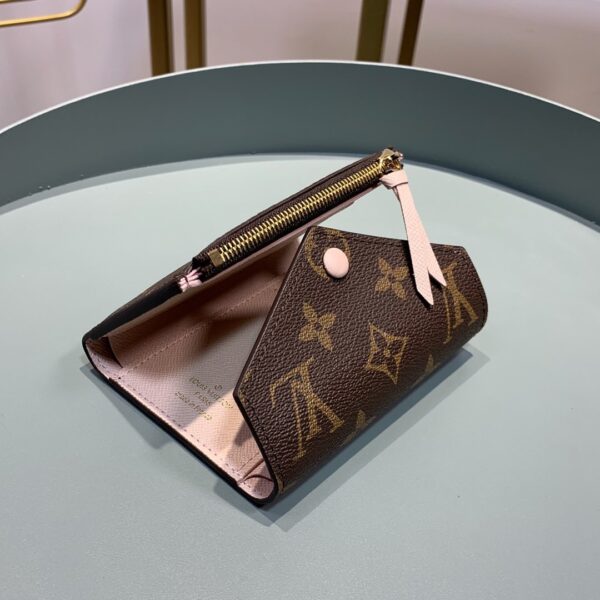 Louis Vuitton Victorine Wallet Monogram Canvas Rose Ballerine Pink For Women, Women's Wallet 4.7in/12cm LV M62360