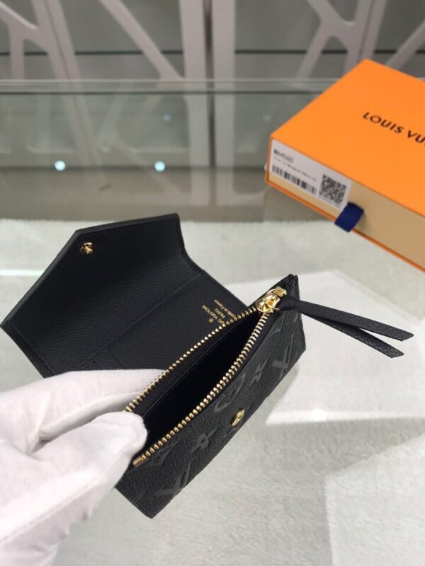 Louis Vuitton Victorine Wallet Monogram Empreinte Black For Women, Women's Wallets 4.7in/12cm LV M64060
