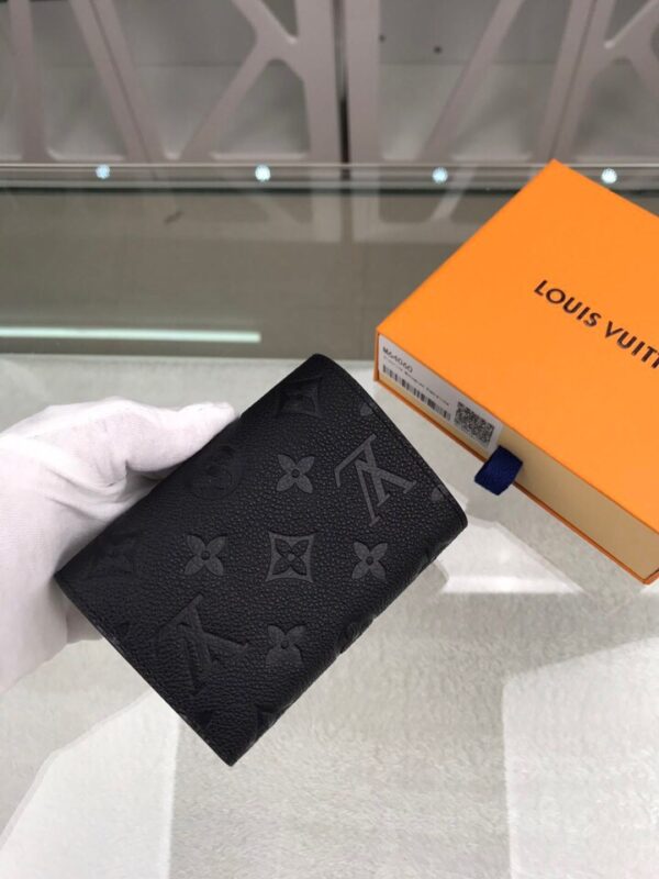 Louis Vuitton Victorine Wallet Monogram Empreinte Black For Women, Women's Wallets 4.7in/12cm LV M64060