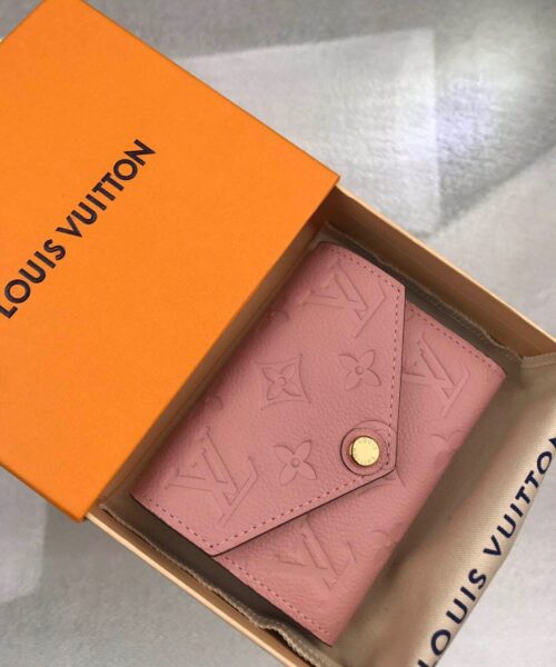 Louis Vuitton Victorine Wallet Monogram Empreinte Pink For Women, Women's Wallets 4.7in/12cm LV
