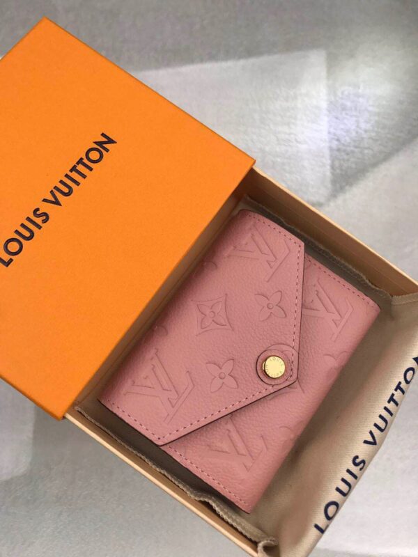 Louis Vuitton Victorine Wallet Monogram Empreinte Pink For Women, Women's Wallets 4.7in/12cm LV