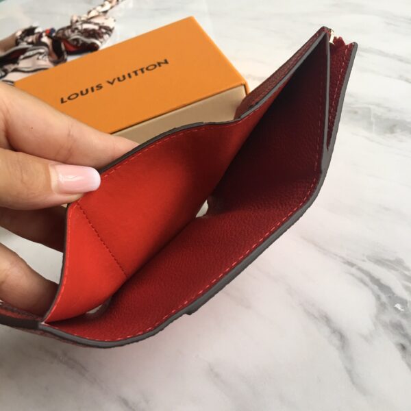 Louis Vuitton Victorine Wallet Scarlet Red For Women, Women's Wallet 4.7in/12cm LV M63701