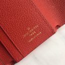 1:1 Replica Louis Vuitton Victorine Wallet Scarlet Red For Women, Women's Wallet 4.7in/12cm LV M63701