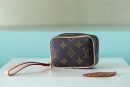 1:1 Replica Louis Vuitton Wapity Case Monogram Canvas Black For Women, Women's Wallets 4.3in/11cm LV