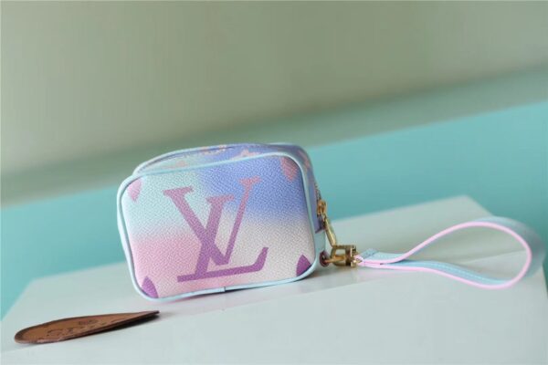 Louis Vuitton Wapity Case Monogram Canvas Sunrise Pastel For Women, Women's Wallets 4.3in/11cm LV M81339