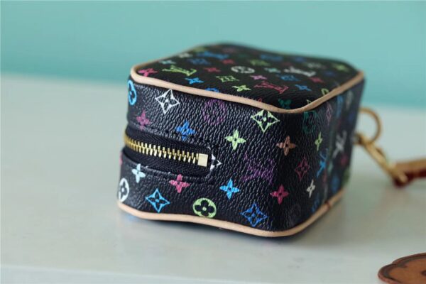 Louis Vuitton Wapity Case Monogram Multiplecolor Canvas Black For Women, Women's Wallets 4.3in/11cm LV