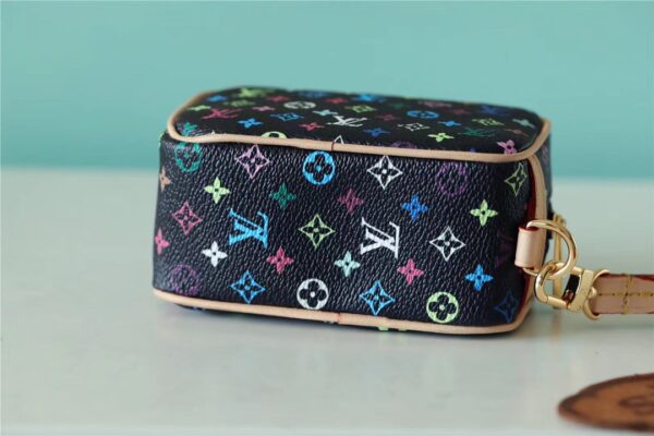 Louis Vuitton Wapity Case Monogram Multiplecolor Canvas Black For Women, Women's Wallets 4.3in/11cm LV