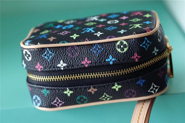 Louis Vuitton Wapity Case Monogram Multiplecolor Canvas Black For Women, Women's Wallets 4.3in/11cm LV