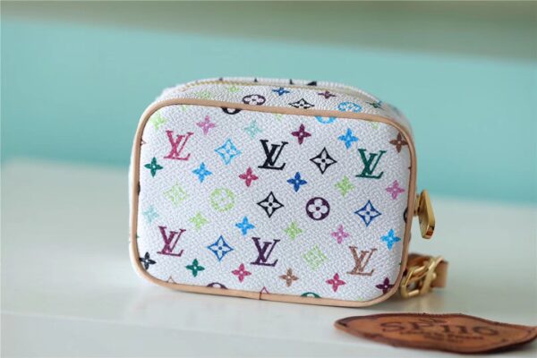 Louis Vuitton Wapity Case Monogram Multiplecolor Canvas White For Women, Women's Wallets 4.3in/11cm LV
