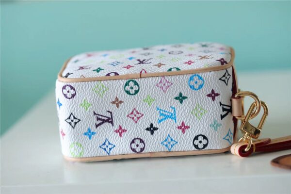 Louis Vuitton Wapity Case Monogram Multiplecolor Canvas White For Women, Women's Wallets 4.3in/11cm LV