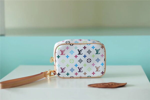 Louis Vuitton Wapity Case Monogram Multiplecolor Canvas White For Women, Women's Wallets 4.3in/11cm LV