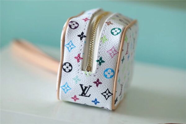 Louis Vuitton Wapity Case Monogram Multiplecolor Canvas White For Women, Women's Wallets 4.3in/11cm LV