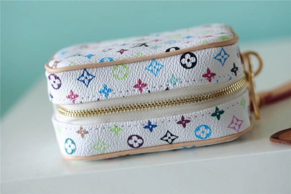 Louis Vuitton Wapity Case Monogram Multiplecolor Canvas White For Women, Women's Wallets 4.3in/11cm LV