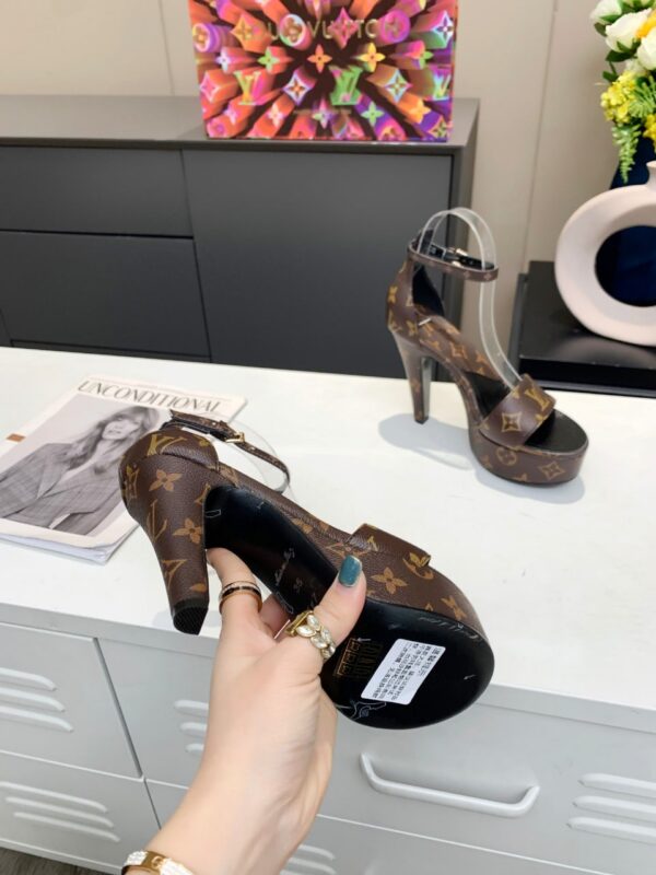 Louis Vuitton Women's Afterglow Platform Sandal Brown For Women LV